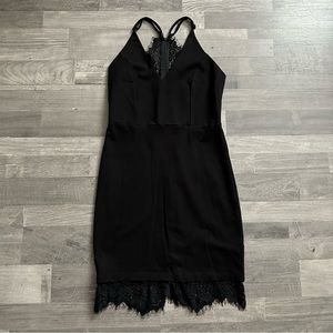 Charlotte Russe Black Lace Dress L